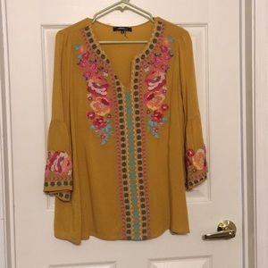 Embroidery top